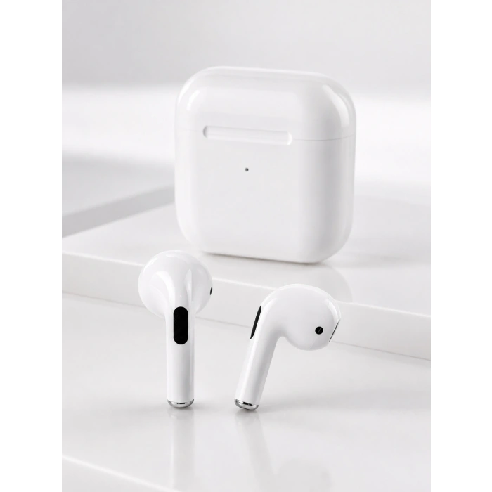 Mey İthalat® TWS Kablosuz Bluetooth Kulaklık 3 Saat Müzik 4 Saat Konuşma Şarj Kutulu