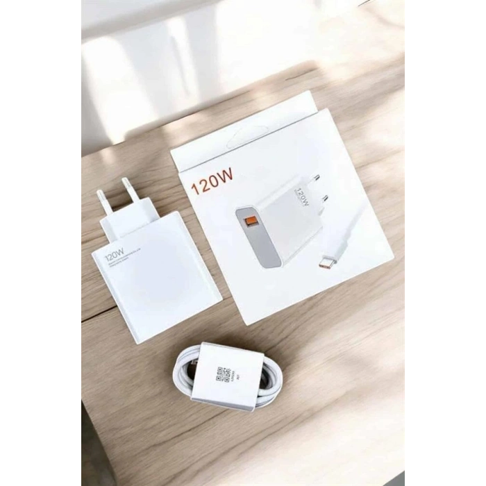Mey İthalat® Type-C 120W Şarj Aleti Hızlı Şarj Turbo Yeni Nesil