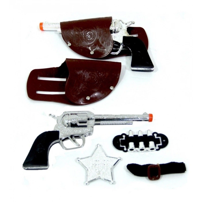 Mey İthalat® VAHŞİ BATI İKİLİ TABANCA SETİ-MGA