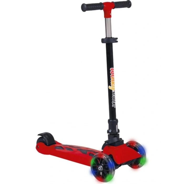 Mey İthalat® WSC1-I WİNKY 5+ SCOOTER IŞIKLI KIRMIZI 90KG