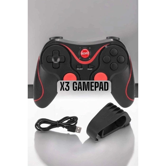 Mey İthalat® X3 Gamepad Oyun Kolu Bluetooth Bağlantılı Gamestick Android Uyumlu
