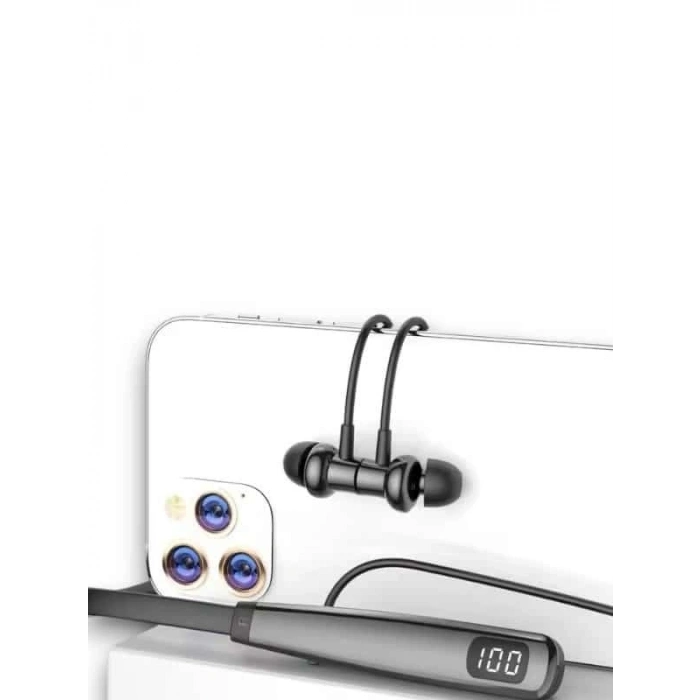 Mey İthalat® Y12 KABLOLU KULAKİÇİ SİLİKONLU BLUETOOTH KULAKLIK