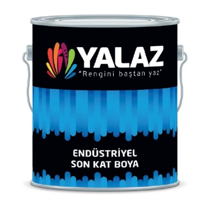 Mey İthalat® Yalaz Endüstriyel Boya 2,5 Kg Mat Siyah