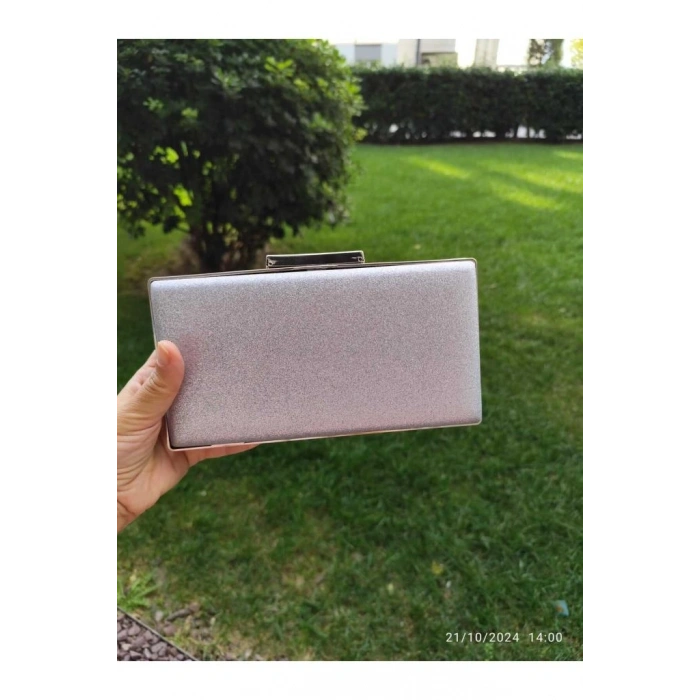 Mey İthalat® Yarım Taşlı Kutu Abiye Çanta