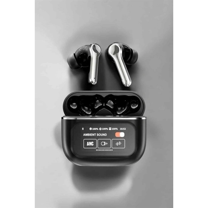 Mey İthalat® Yeni Nesil Bluetooth Kulaklık Ekranlı Yüksek Ses Kaliteli Uzun Şarj Süreli