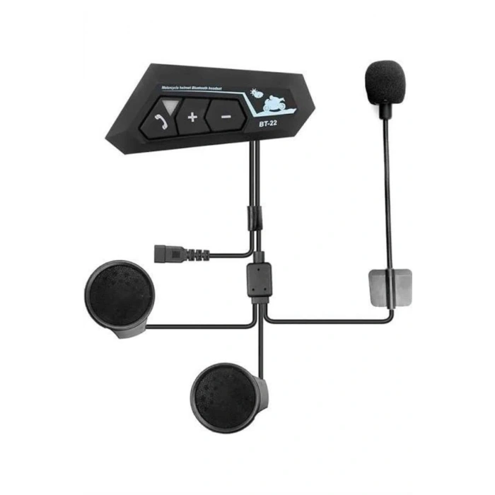Mey İthalat® Yeni Nesil Dinleme Ve Konuşma Özellikli Intercom Kask Kulaklığı 5.0 Bluetooth