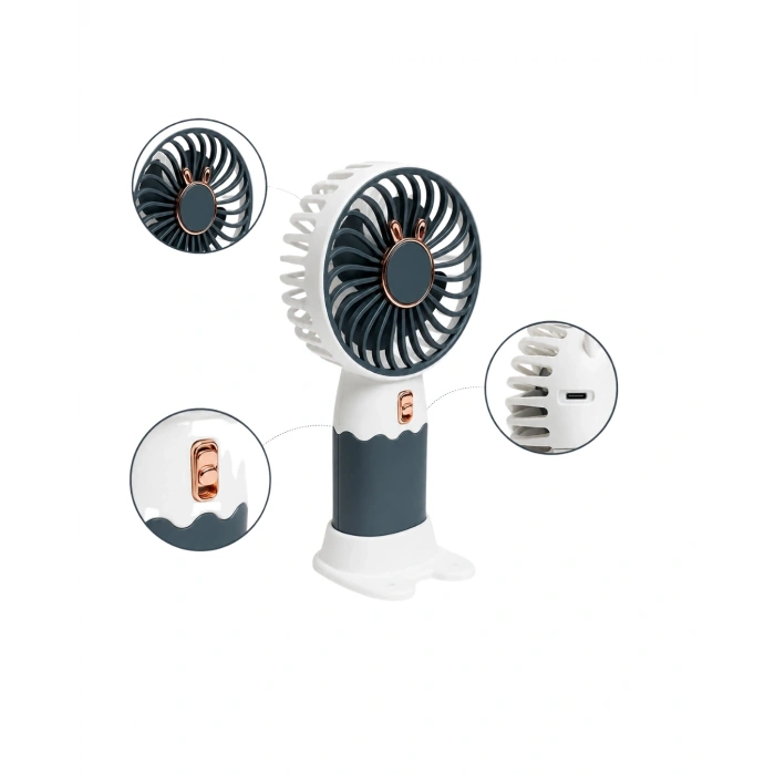 Mey İthalat® Yüksek Hava Akışlı Taşınabilir Sessiz Mini Fan
