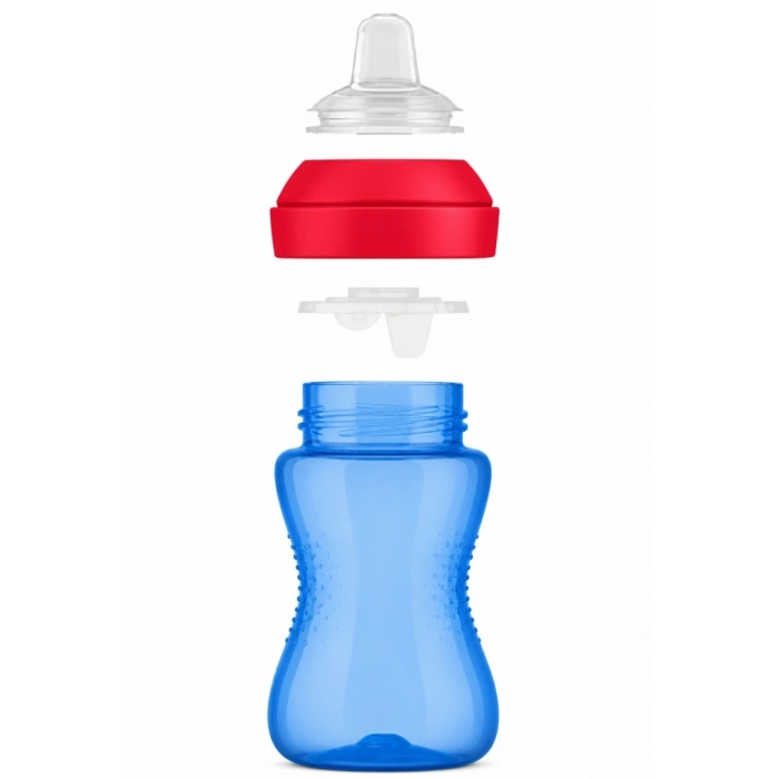 Mey İthalat® Yumuşak Uçlu Bardak 300 ml Mavi