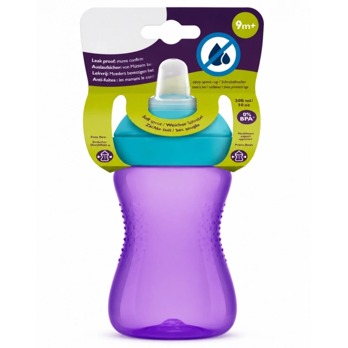 Mey İthalat® Yumuşak Uçlu Bardak 300 ml Mor