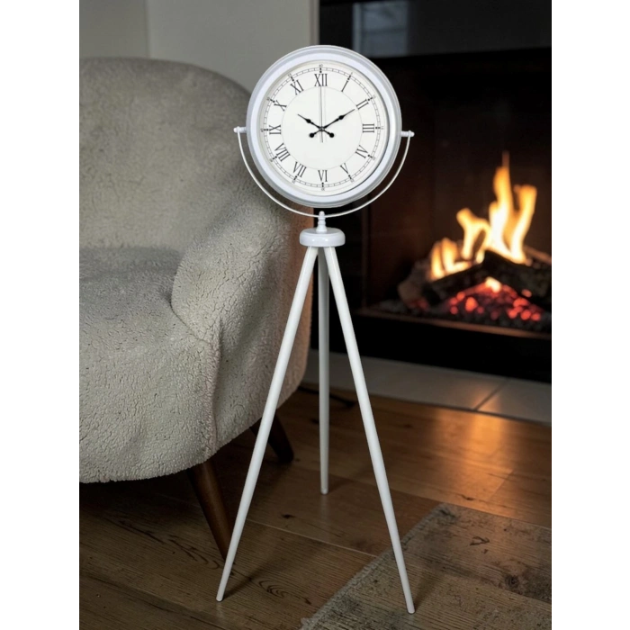 Mey İthalat® Zarif Roma Rakamlı Tripod Ayaklı Saat