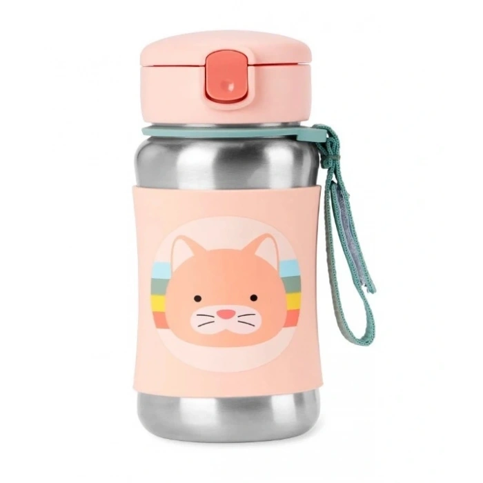 Mey İthalat®   Zoo Pipetli Paslanmaz Çelik Suluk 350 ml Kedi
