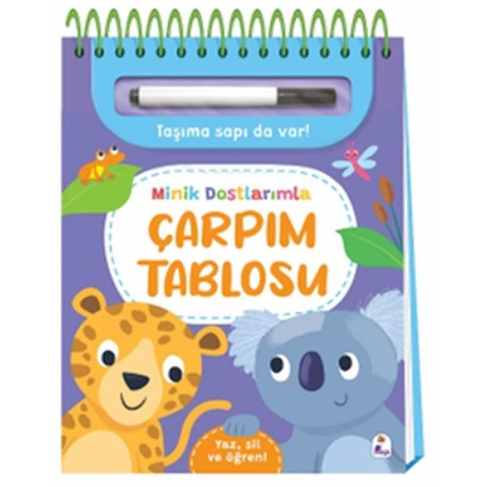 Minik Dostlarımla Çarpım Tablosu – Yaz, Sil ve Öğren