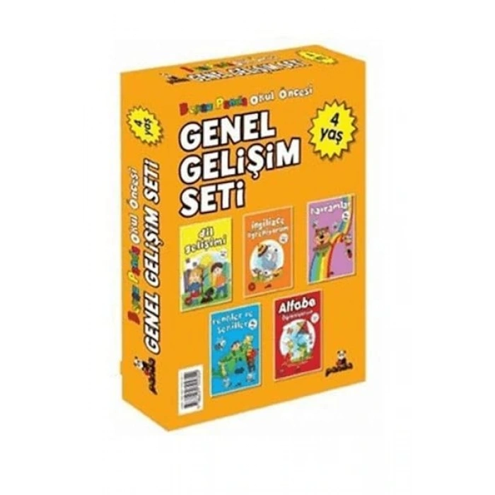 Okul Öncesi 4 Yaş Genel Gelişim Seti (5 Kitap)