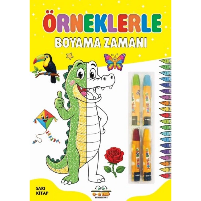 Örneklerle Boyama Zamanı - Sarı Kitap