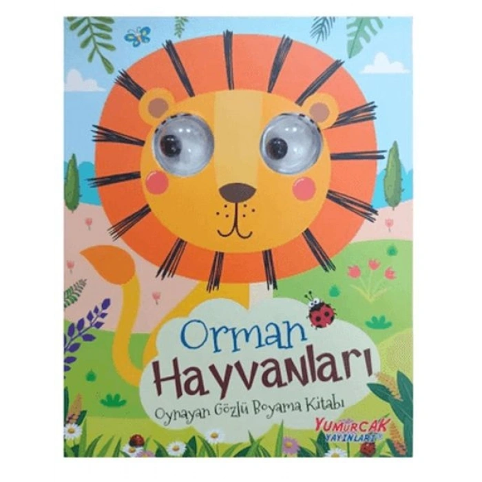Oynayan Gözlü Boyama Kitabı – Orman Hayvanları