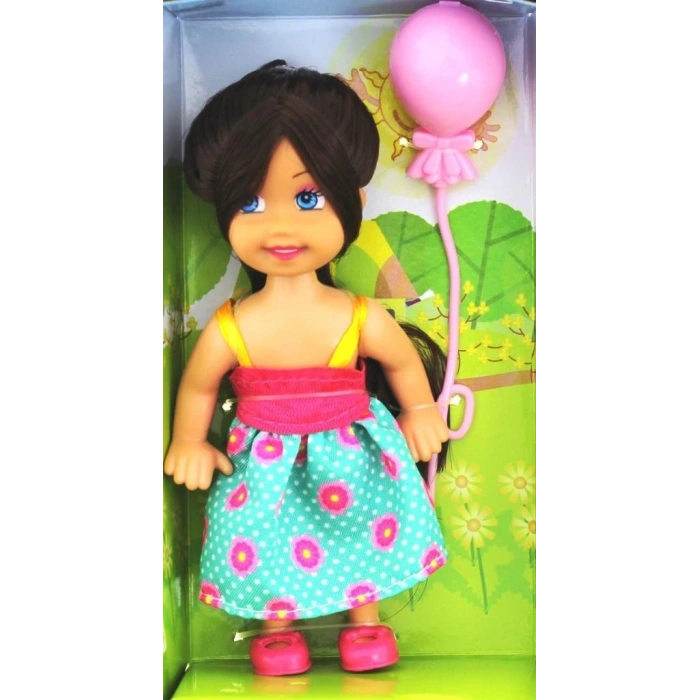 Pembe Balonlu Kumral Mini Bebek