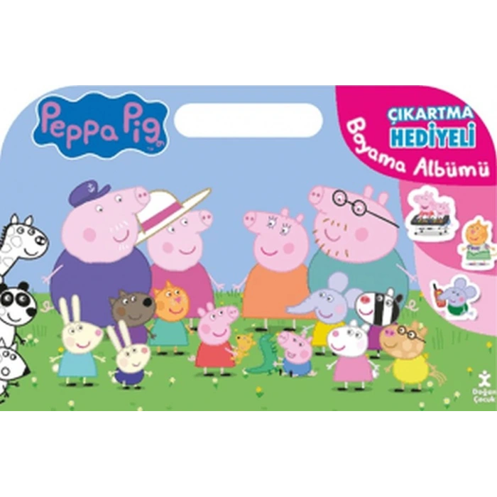 Peppa Pig Çıkartma Hediyeli Boyama Albümü