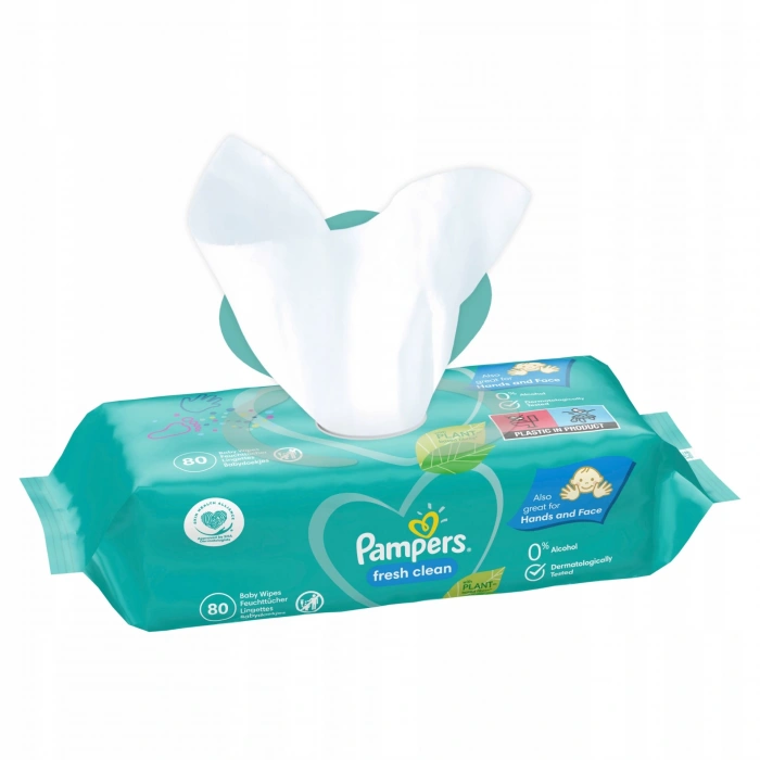 Prima Pampers Temiz ve Ferah Islak Bebek Havlusu 80li