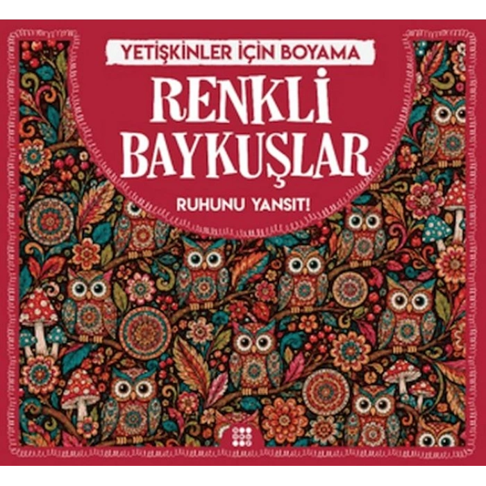 Renkli Baykuşlar & Yetişkinler için Boyama
