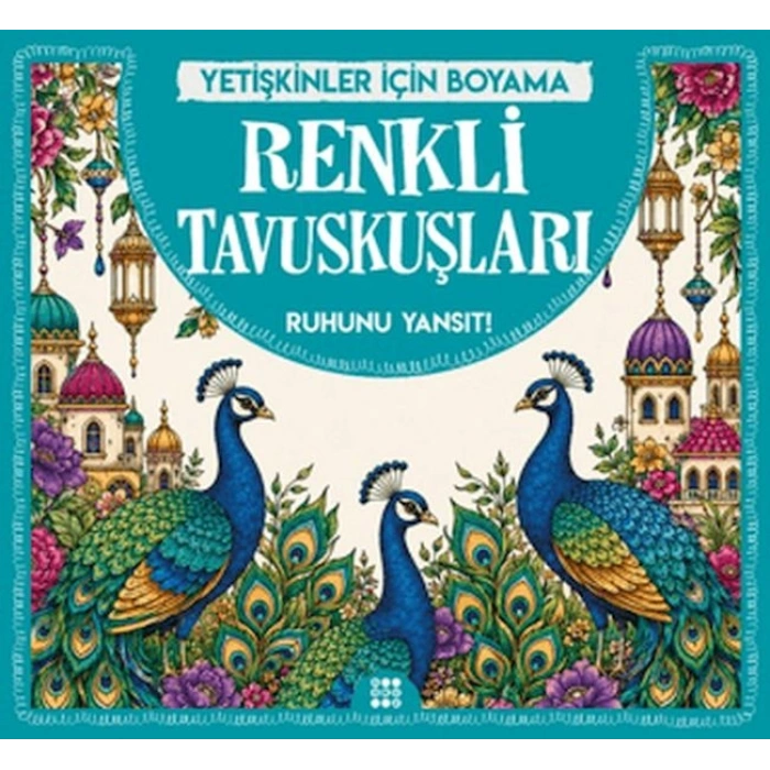 Renkli Tavuskuşları & Yetişkinler için Boyama