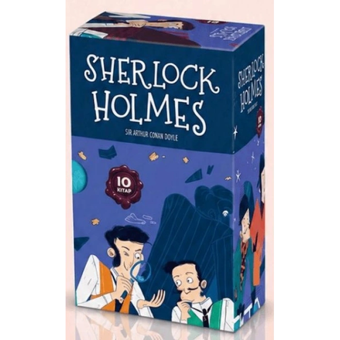 Sherlock Holmes Mor Kutulu 10 Kitaplık Set