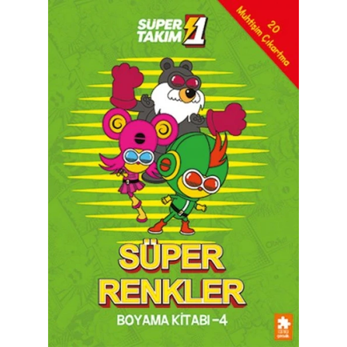 Süper 1 Takım Süper Renkler Boyama Kitabı - 4
