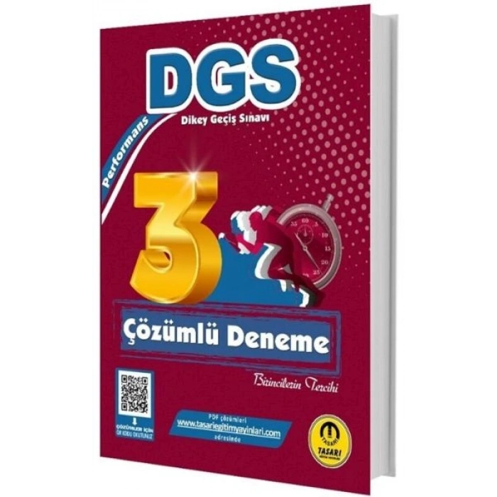 Tasarı Yayınları DGS Performans Çözümlü 3 Deneme