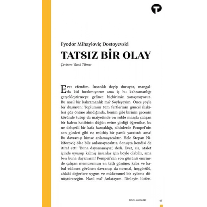 Tatsız Bir Olay