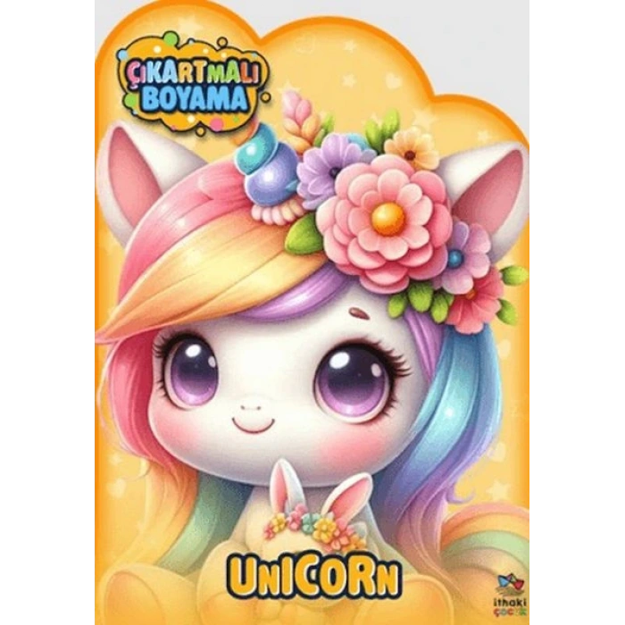 Unicorn Zamanı - Çıkartmalı Boyama Kitabı