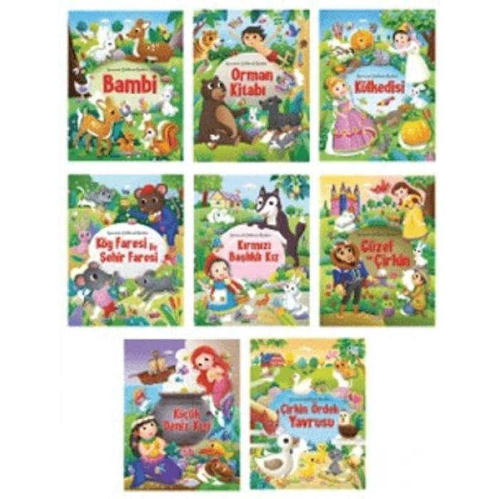 Yumurcak Çıkartmalı Klasikler Serisi (8 Kitap)