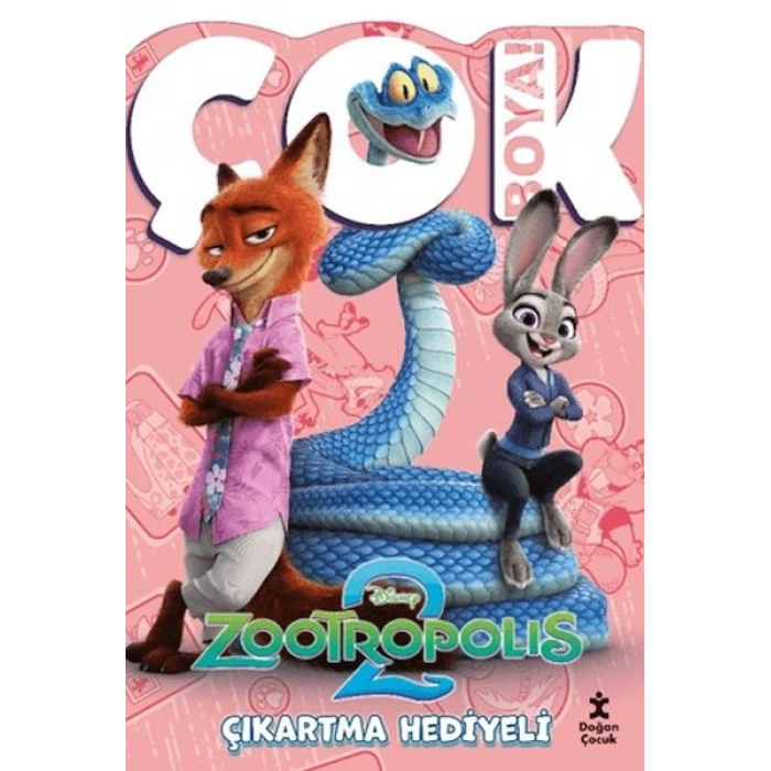Zootropolis 2: Çok Boya! - Çıkartmalı Dev Boyama Kitabı