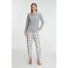 Anıl Pamuklu Uzun Kol Pijama Takımı