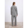 Arias Closet Kareli Flanel Görünümlü Uzun Kollu 2li Pijama Takımı