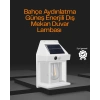 CEYLAN ADAM 1800 mAh Pilli Solar Duvar Aydınlatma