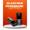 CEYLAN ADAM 20.000 mAh Powerbank – 22.5W Hızlı Şarj, Çok Kablolu, Dijital Göstergeli