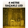 CEYLAN ADAM 4 Metre Şelale Perde Led Işık Dış Mekan İç Mekan Uyumlu