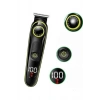 CEYLAN ADAM 5 Başlıklı Şarjlı Tıraş Makinesi Led Ekran Saç Sakal Ense Tıraşına Uygun Bakım Seti