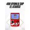 CEYLAN ADAM Çocuklara Özel Taşınabilir Sup El Atarisi 400 Oyunlu Nostaljik Oyun Konsolu