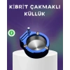 CEYLAN ADAM Dekoratif Çakmaklı Küllük Kolay Temizlenebilir Metal