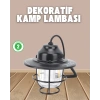 CEYLAN ADAM Dekoratif ve Fonksiyonel Taşınabilir Kamp Gece Lambası