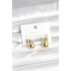 CEYLAN ADAM Gold Renk Damla Küpe 17 mm