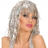 CEYLAN ADAM Gümüş Işıltılı Metalize Parti Peruğu