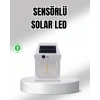 CEYLAN ADAM Güneş Enerjili Dış Mekan Sensörlü Duvar Lambası IP65 Su Geçirmez