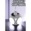 CEYLAN ADAM Güneş Enerjili Solar Aydınlatma Kamp Çadır Lambası Şarjlı Ampül Led Şarjlı El Feneri Işıldak