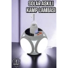 CEYLAN ADAM Güneş Enerjili Solar Aydınlatma Kamp Çadır Lambası Şarjlı Ampül Led Şarjlı El Feneri Işıldak