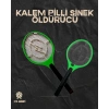 CEYLAN ADAM Hafif ve Ergonomik Elektronik Böcek Öldürücü – Güvenlik Koruması ile Pil Kontrollü