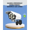 CEYLAN ADAM Kamera Görünümlü Solar LED Lamba Hareket Sensörlü Uzaktan Kumandalı Bahçe Duvar Aydınlatması