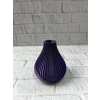 CEYLAN ADAM Mor Çizgili Dekoratif Vazo 11 cm Modern Tasarım Aksesuar