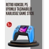 CEYLAN ADAM Nostaljik Mini GamePad | 520 Hazır Oyun, Tak ve Oyna
