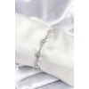 CEYLAN ADAM Pirinç Gümüş Renk Halley Yıldız Model Kadın Bileklik